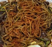 Korean Fried Noodles with Sauce