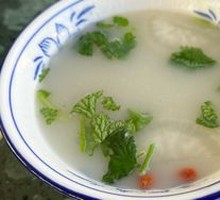 Fresh Duck Bone Soup