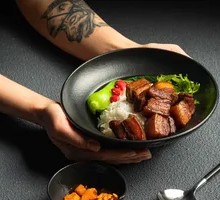 Beijing Tiger Skin Braised Pork Rice