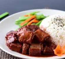 Braised Pork Ribs Rice