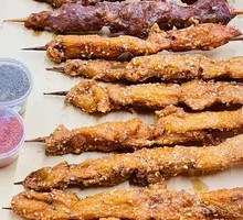 Fried Chicken Skewers