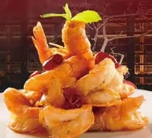 Lychee Stir-Fried Shrimp