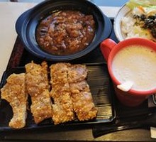 King Mushroom Braised Pork Rice