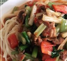 Fried Meat Noodles