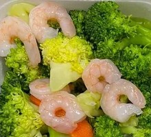 Stir-Fried Shrimp with Broccoli