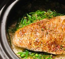 Red Moss Matsutake Rice Pot