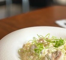 Sausage Cream Mushroom Wide Noodles