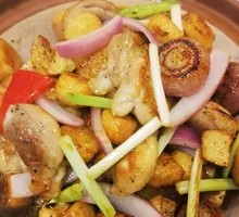 Truffle Sauce Abalone Stir-Fried Chicken