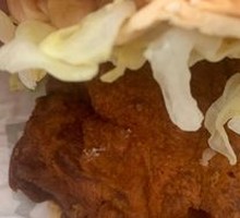 Orleans Fried Chicken Leg Burger