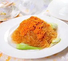 Crab Roe Vermicelli Stew