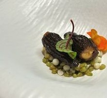 Green Wheat Berries with Morel Mushrooms