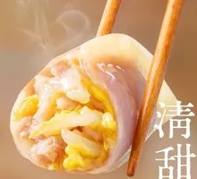 Fresh Pork Dumplings with Chinese Cabbage