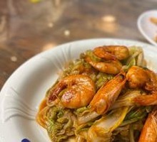 Shrimp and Chinese Cabbage Stir-fry