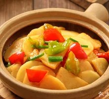 Bell Pepper and Potato Slices