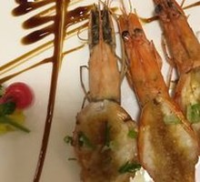 Grilled Garlic Butter Back-Opening Shrimp