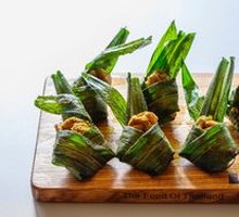 Chicken Wrapped in Pandan Leaves