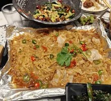 Steamed Pork Belly with Sauerkraut in Foil