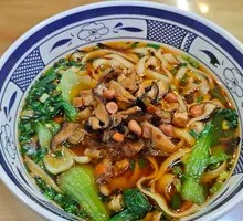 Chicken Noodle Soup with Mushrooms
