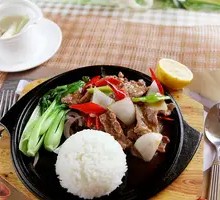Black Pepper Beef Steak Plate