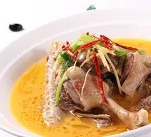 Goose Cubes in Hot Pot