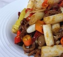 Lotus Stem with Chicken Offal