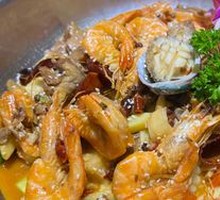 Abalone Sauce Lamb Ribs with Shrimp