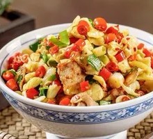 Crispy Cucumber Skin Stir-Fried with Pork