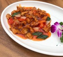 Sweet and Sour Pork with Lychee