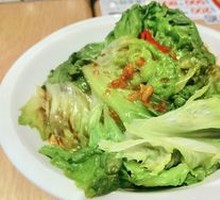 Boiled lettuce