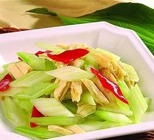 Celery with Tofu Skin