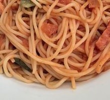 Tomato Bacon Spaghetti