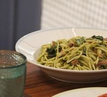 Basil Pine Nut Pasta