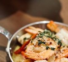 Spicy Garlic Olive Oil Grilled Shrimp