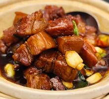 Braised Pork Belly with Black Hair Pig