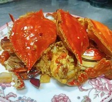 Stir-fried Live Crab with Scallion and Ginger