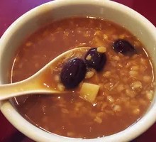 Yam, Barley, and Red Date Porridge