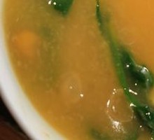 Fava Bean Soup with Pea Shoots