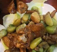 Pickled Garlic with Pig Intestines