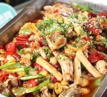 Premium Frog Legs with Grilled Shrimp