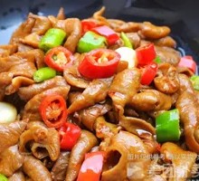 Spicy Pork Intestines Stir-fry