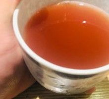 Homemade Plum Syrup Drink