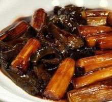 Braised Sea Cucumber with Green Onion