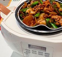 Spicy Homemade Chili Stir-Fried Pork Rice