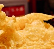 Fried Tofu Skin with Greens, Large Portion