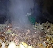 Grilled Lamb on Iron Plate