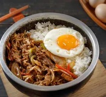 Beef and Mushroom Rice Bowl