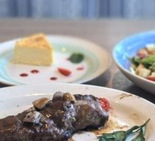 Thick Beef Steak with King Oyster Mushroom