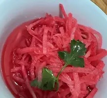 Heart-shaped radish