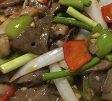 Stir-Fried Pork Liver with Green Pepper