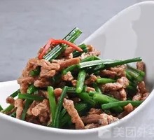 Stir-fried Duck with Leeks